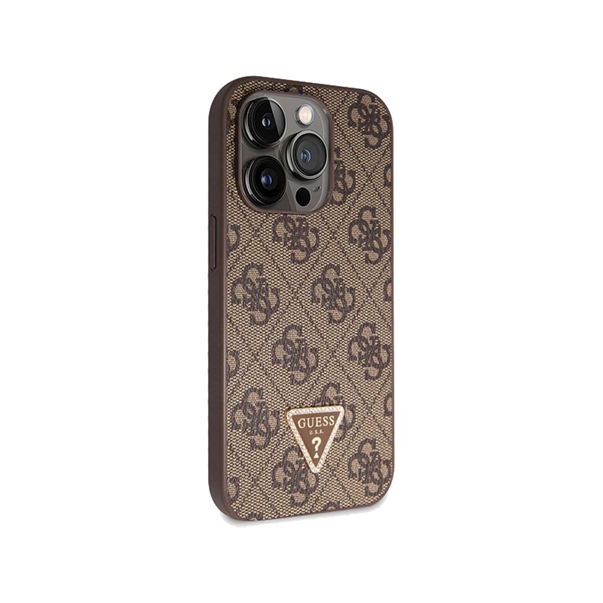 Guess 4G Diamond Smooth Phone Case for iPhone 15 Pro