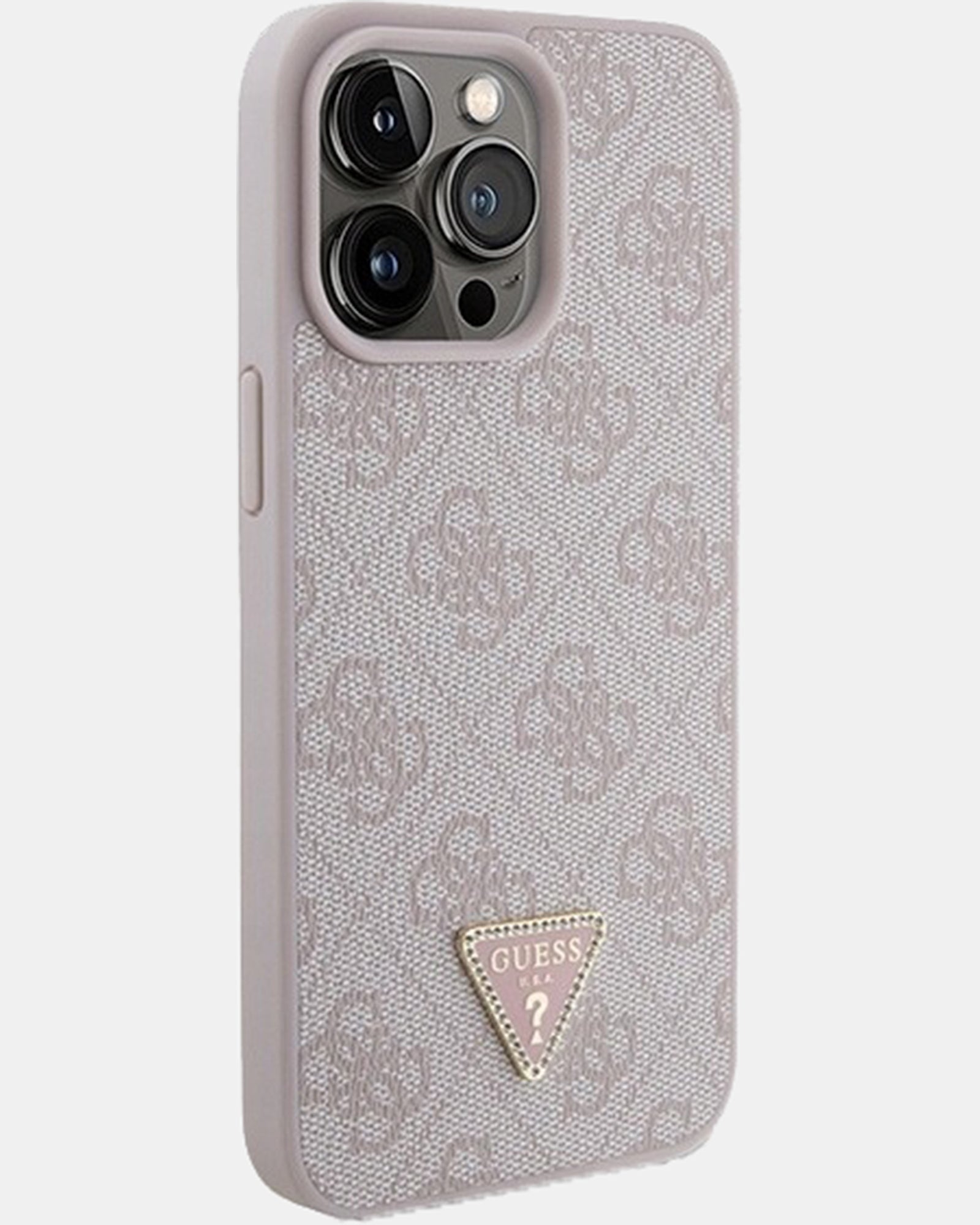 Guess 4G Diamond Edition Leather Phone Case for iPhone 15 Pro Max