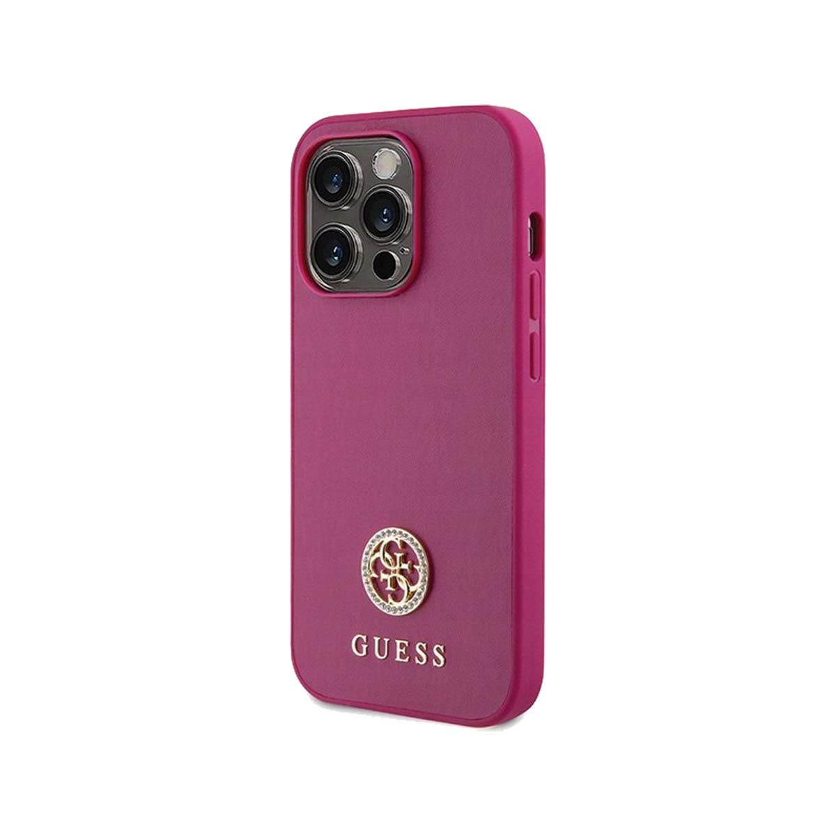 Guess 4G Diamond Smooth Phone Case for iPhone 15 Pro Max