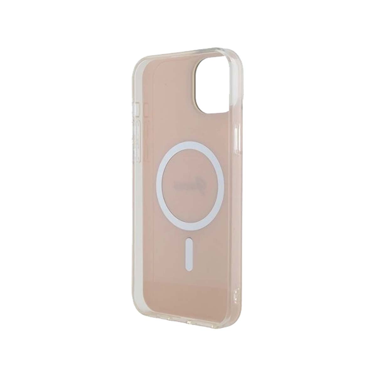 Guess Saffiano MagSafe Phone Case for iPhone 15 - Pink