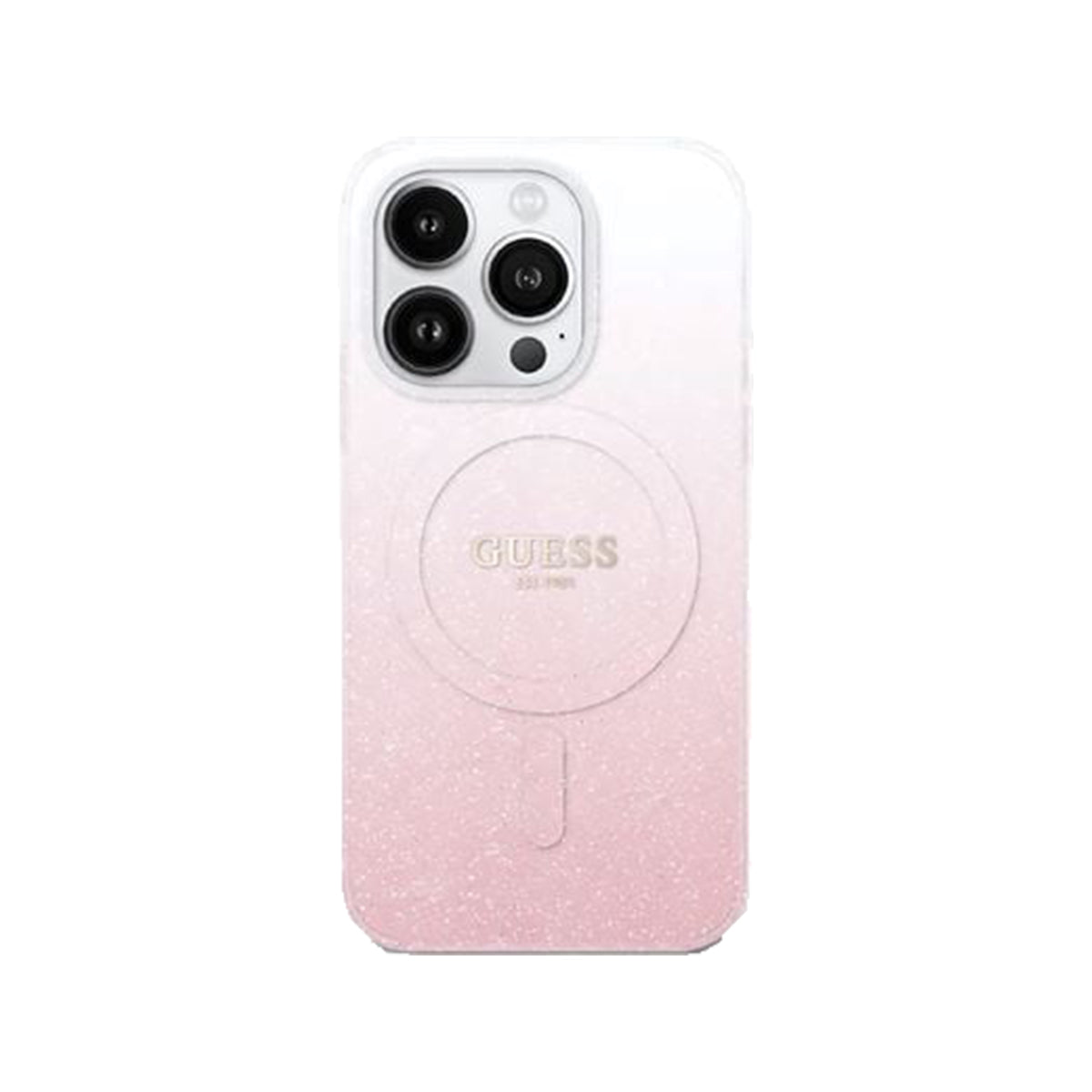 Guess Gradient Edition MagSafe Compatible Phone Case for iPhone 16 Pro - Pink