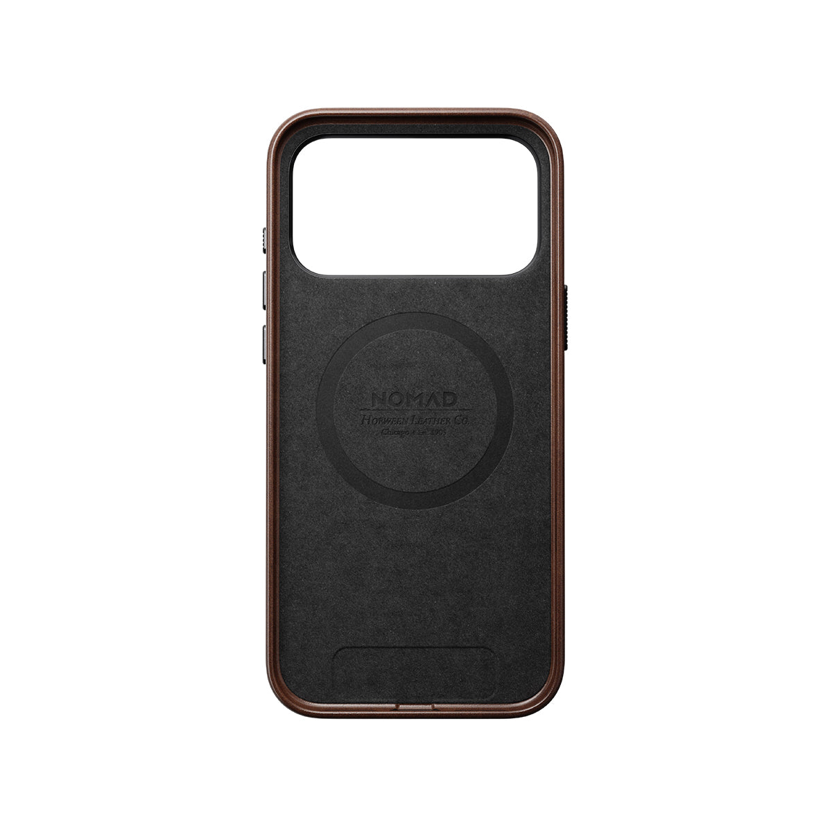 NOMAD Traditional Leather Case iPhone 17 Pro Max - Rustic Brown Horween