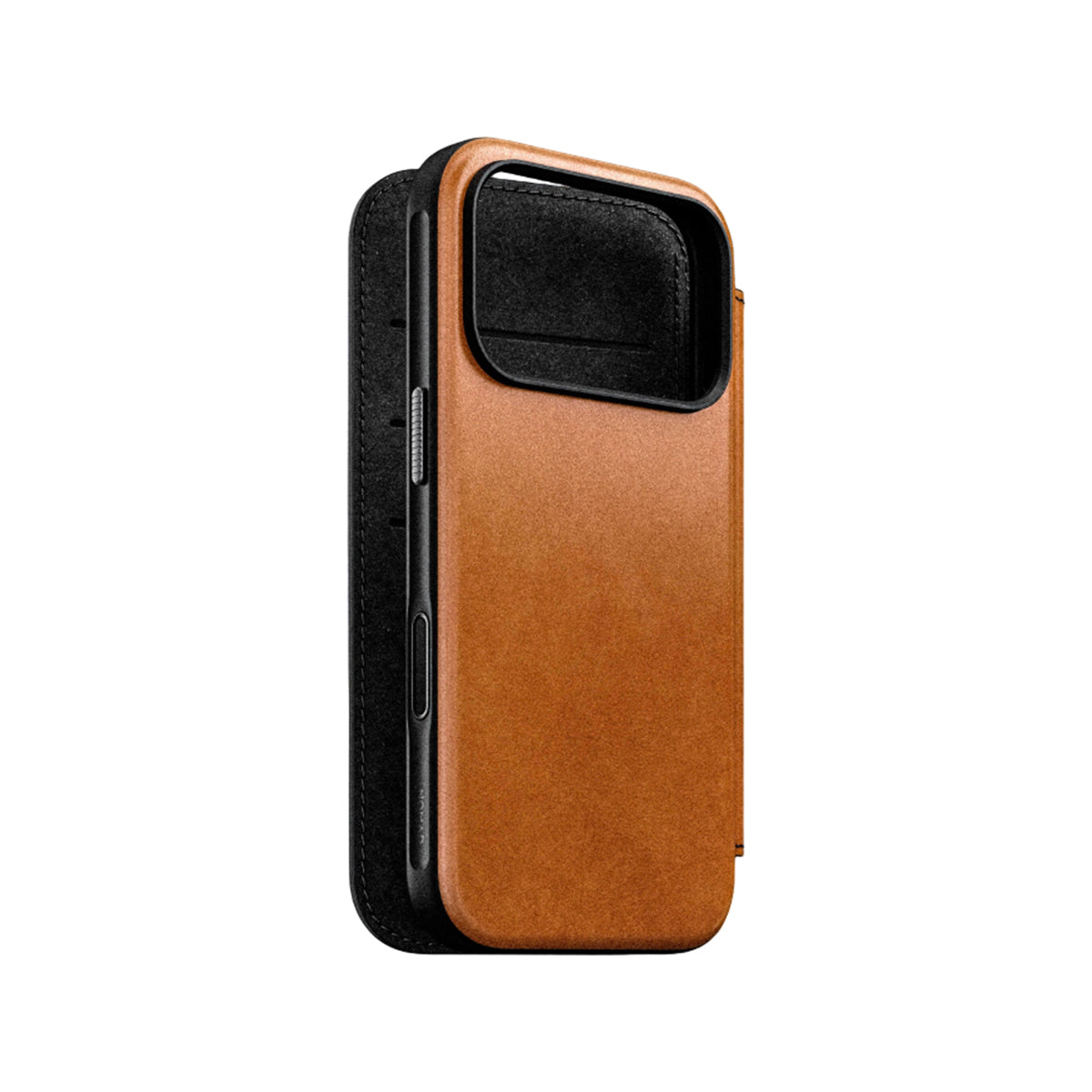 NOMAD Modern Leather Folio iPhone 17 Pro Max - English Tan Ecco