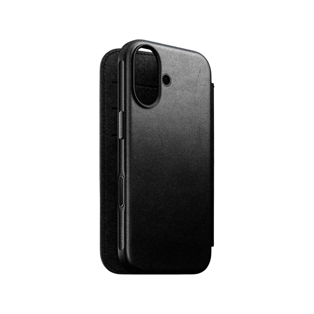 NOMAD Modern Leather Folio iPhone 17 - Black Ecco