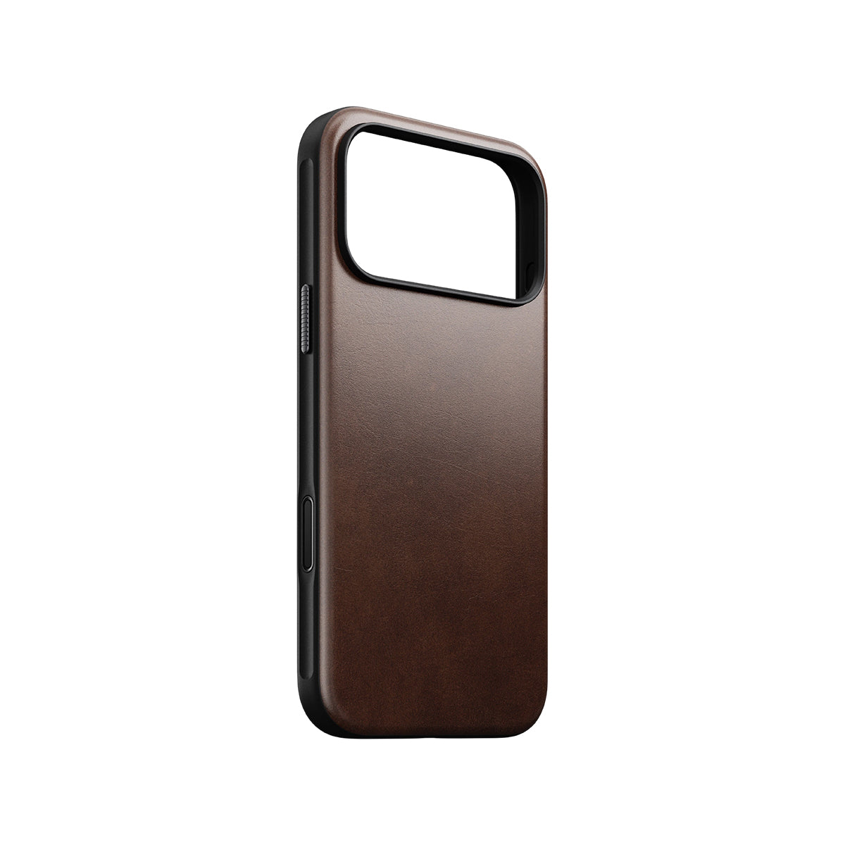 NOMAD Modern Leather Case iPhone 17 Pro - Rustic Brown Horween