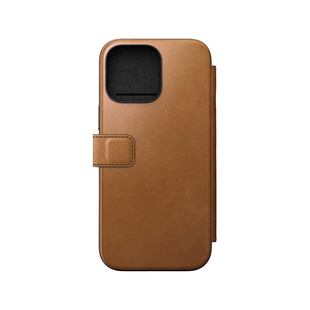 NOMAD Leather Folio Phone Case for iPhone 16 Pro Max - English Tan