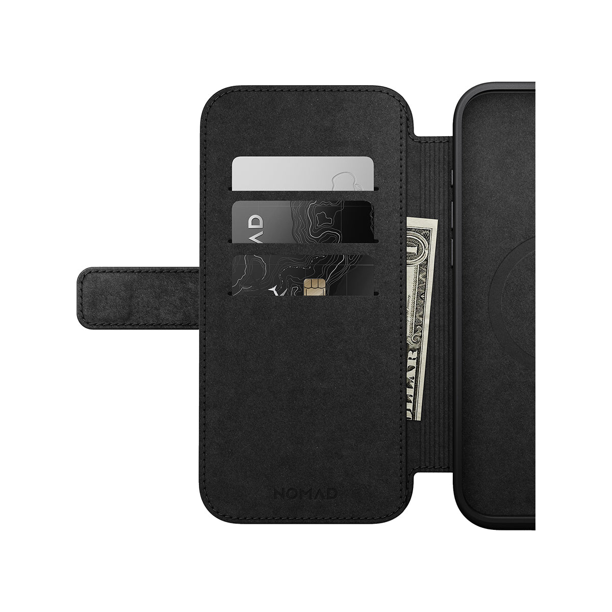 NOMAD Leather Folio Phone Case for iPhone 16 Pro Max - English Tan