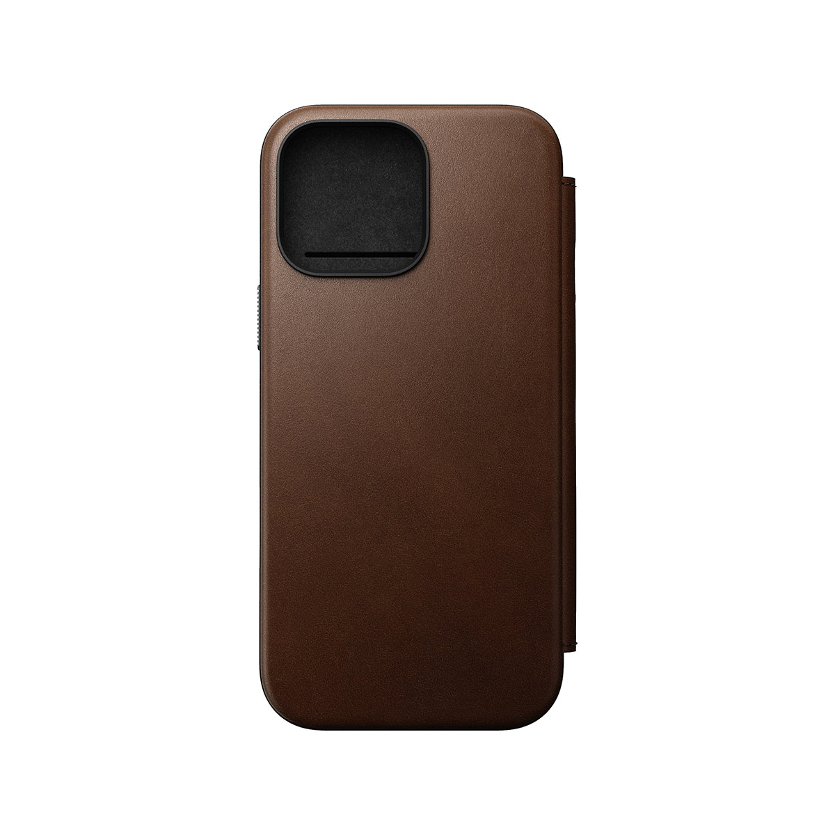 NOMAD Leather Folio Phone Case for iPhone 16 Pro Max - Brown