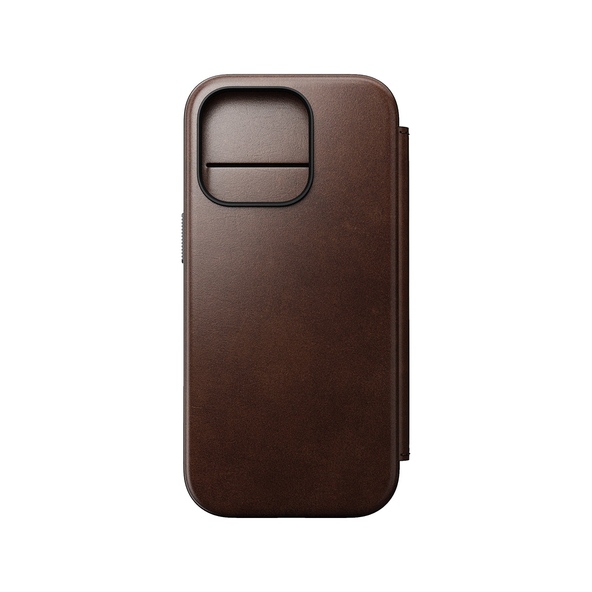 NOMAD Leather Folio Phone Case for iPhone 16 Pro - Rustic Barn - Horween