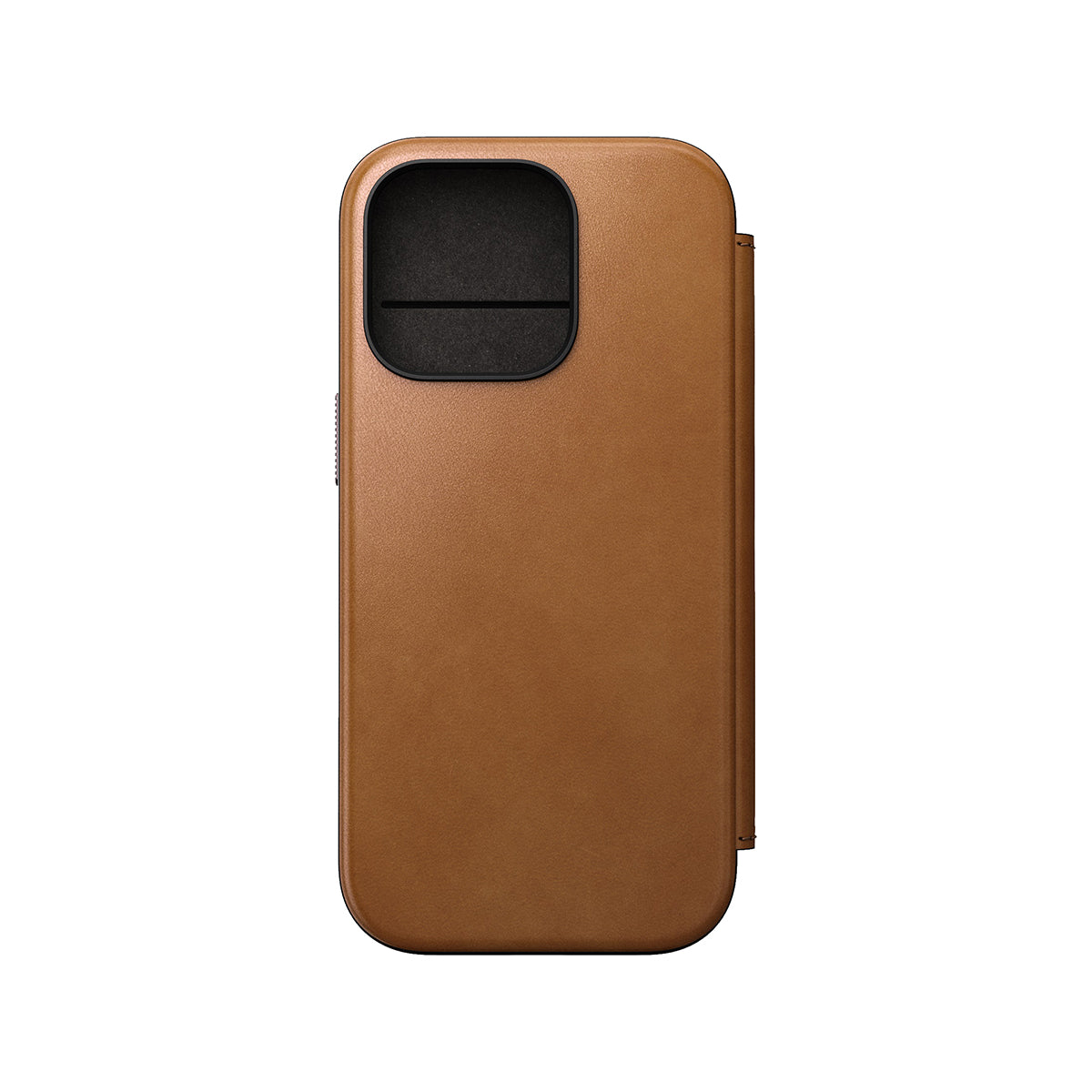 NOMAD Leather Folio Phone Case for iPhone 16 Pro - English Tan-C