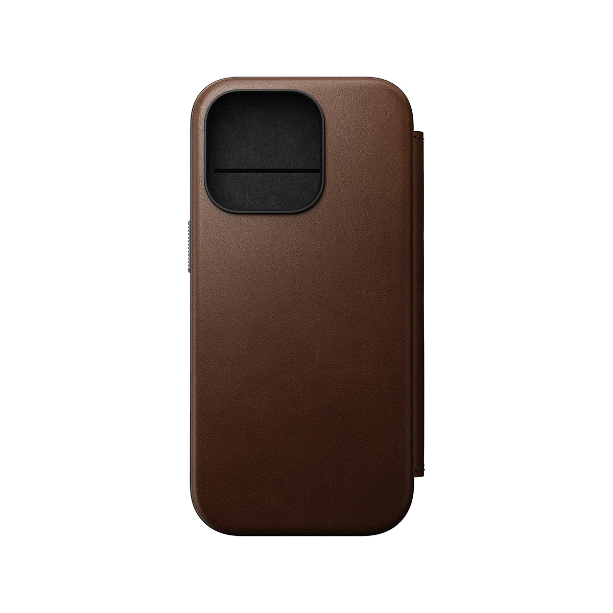 NOMAD Leather Folio Phone Case for iPhone 16 Pro - Brown