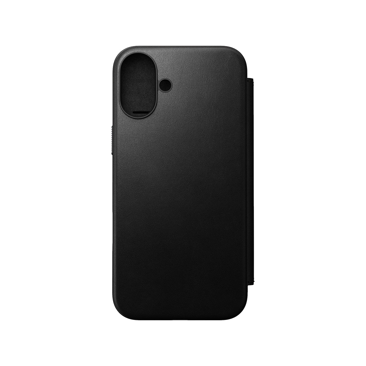 NOMAD Leather Folio Phone Case - iPhone 16 Plus - Black