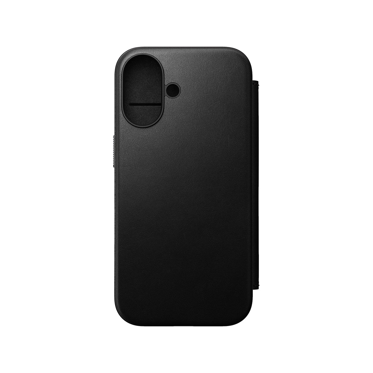 NOMAD Leather Folio Phone Case - iPhone 16 - Black