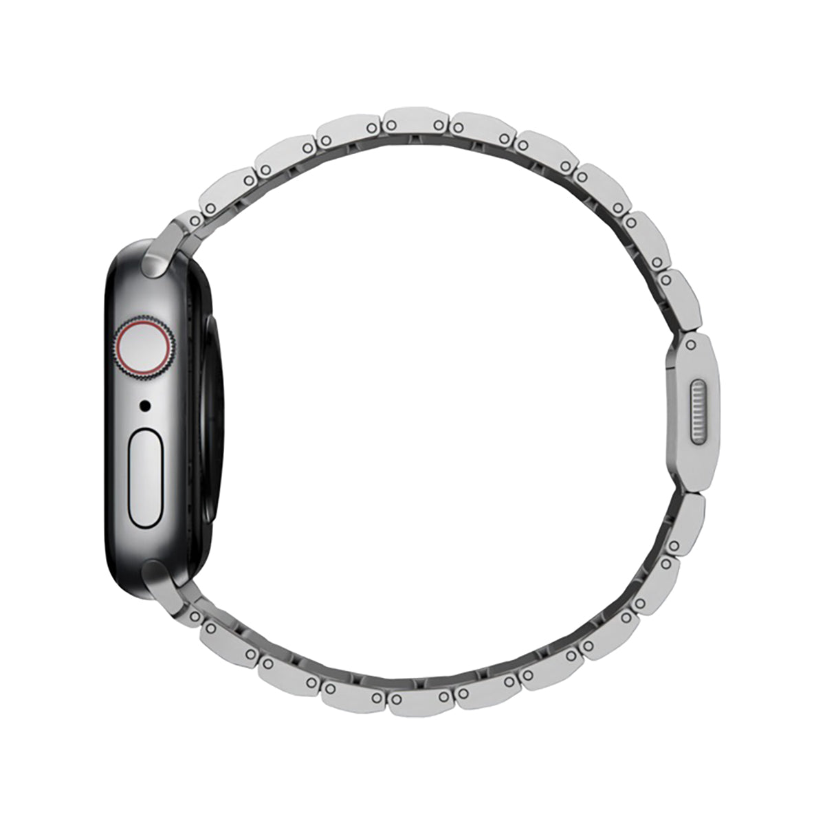 NOMAD Titanium Band for Apple Watch (42-49mm) - Silver Hardware