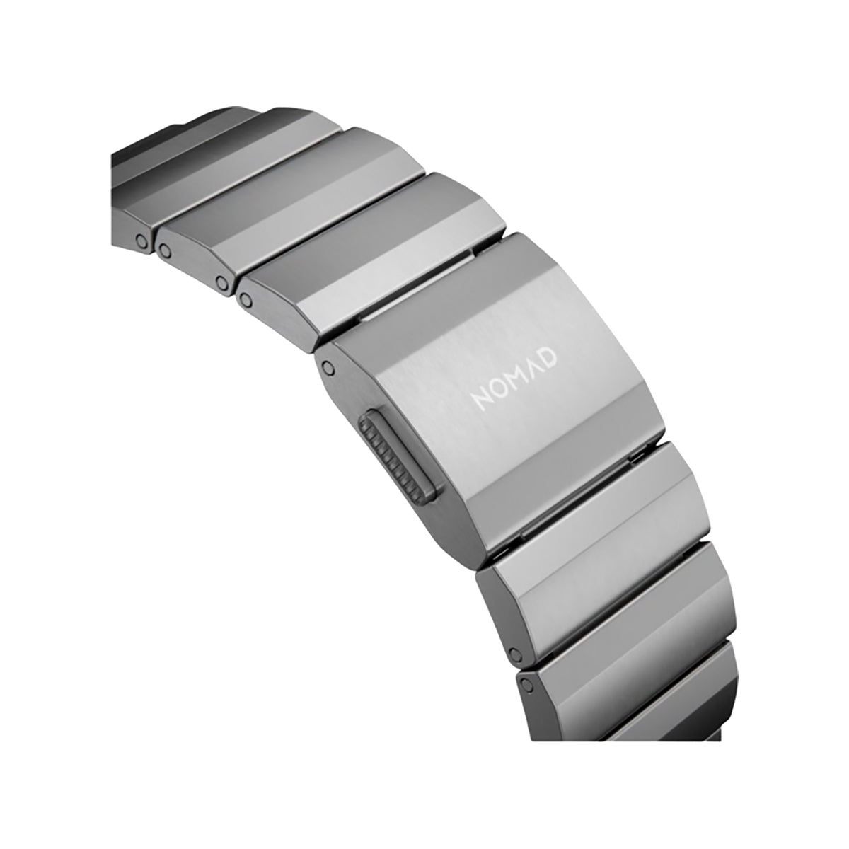 NOMAD Titanium Band for Apple Watch 42mm / 49mm - Silver Hardware