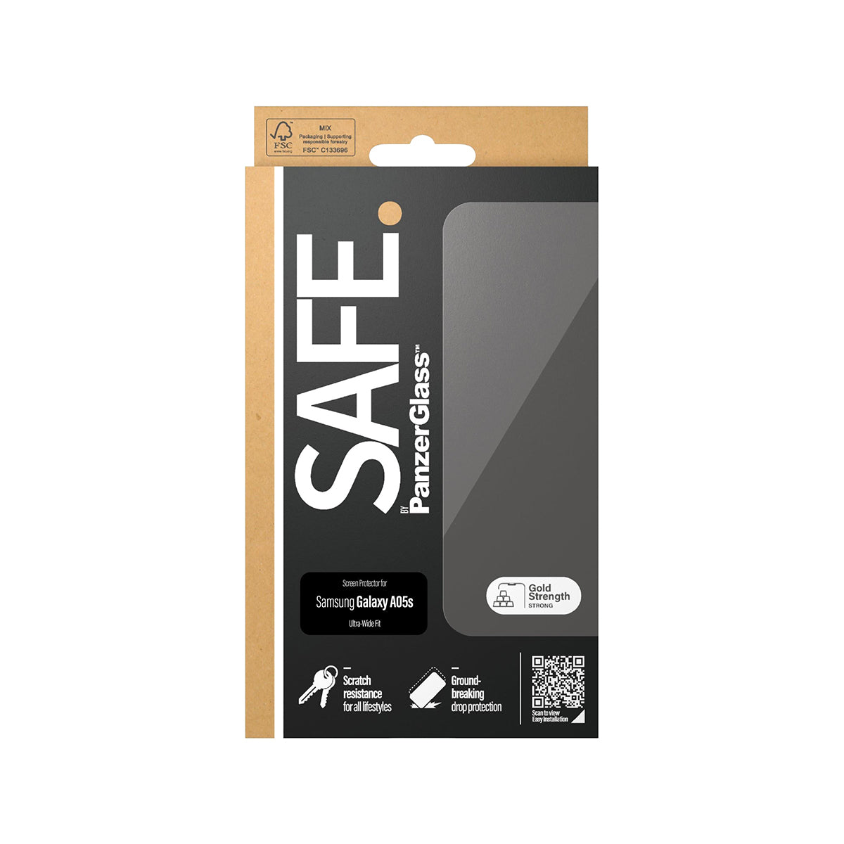 SAFE by Panzer UtraWide Fit Screen Protector For Samsung A05s