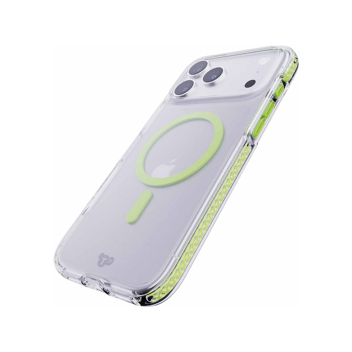 Tech21 EvoCrystal Magsafe Case iPhone 17 Pro Max - Clear/Green