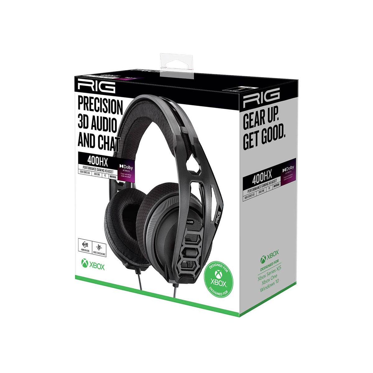 Rig 400 HX Black V2 Gaming Headset For Xbox Series X|S and Xbox One.
