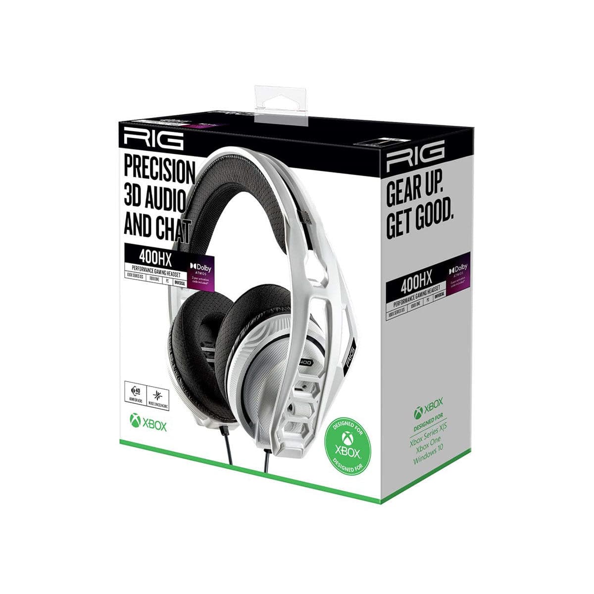 Rig 400 HX White V2 Gaming Headset For Xbox Series X|S and Xbox One.