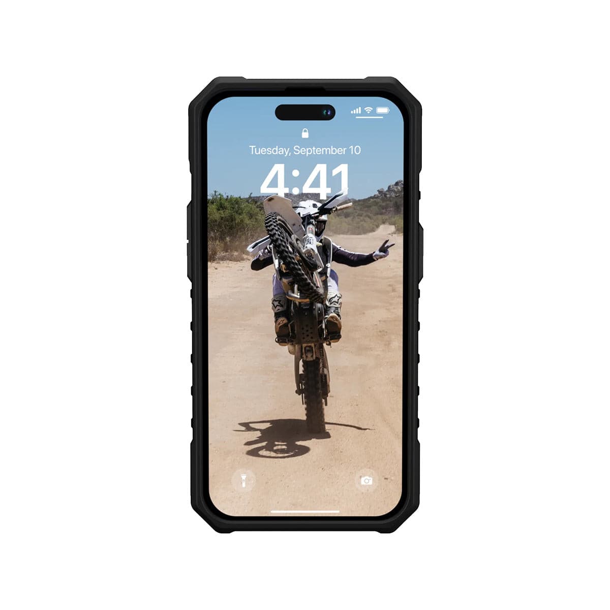 UAG Pathfinder Magsafe Rugged Phone Case for iPhone 14 Pro.