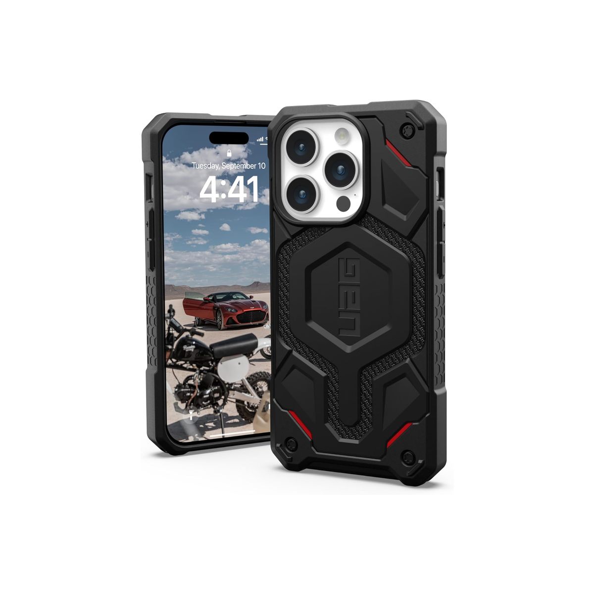 UAG Monarch Pro Kevlar Magsafe Phone Case for iPhone 15 Pro