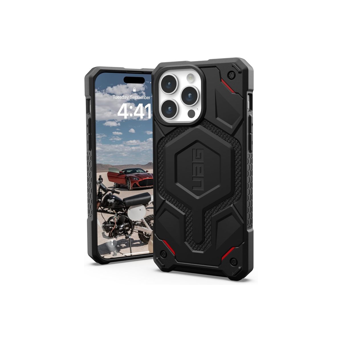 UAG Monarch Pro Kevlar Magsafe Phone Case for iPhone 15 Pro Max