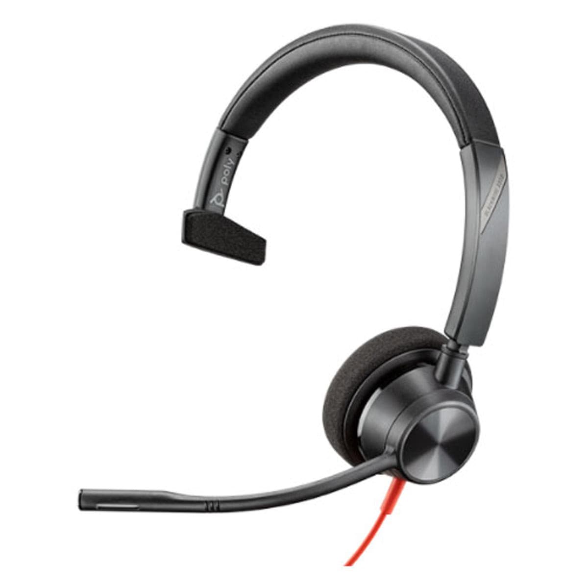 Poly Blackwire 3310 USB-C Mono (Teams) Headset for Computers.