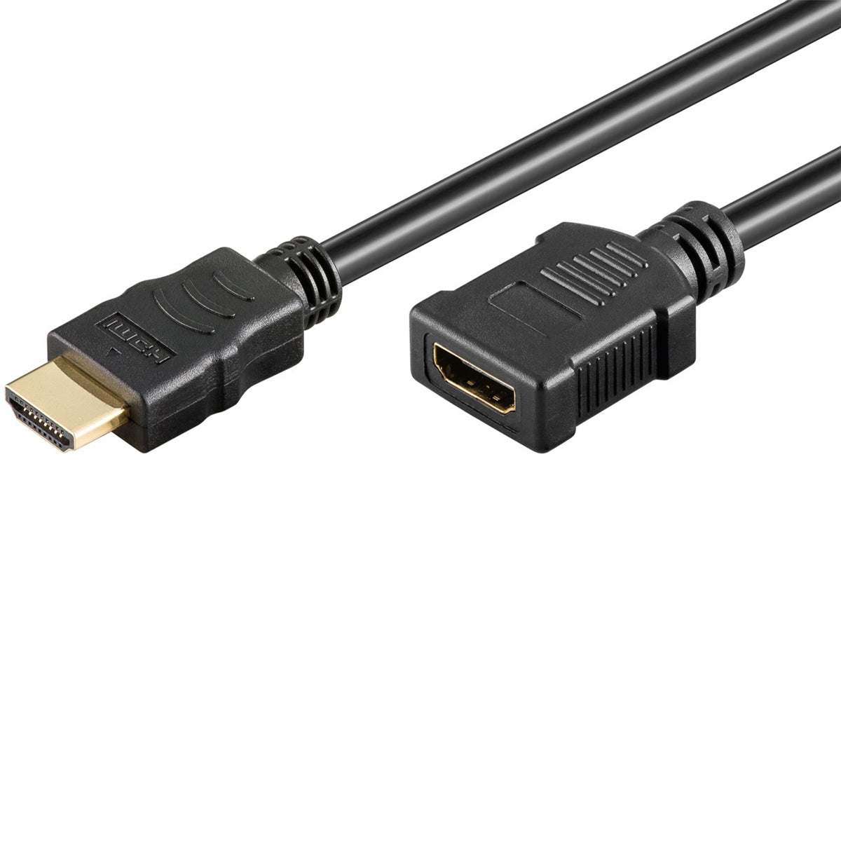 Goobay HDMI Male > Female Extension Cable - Black.