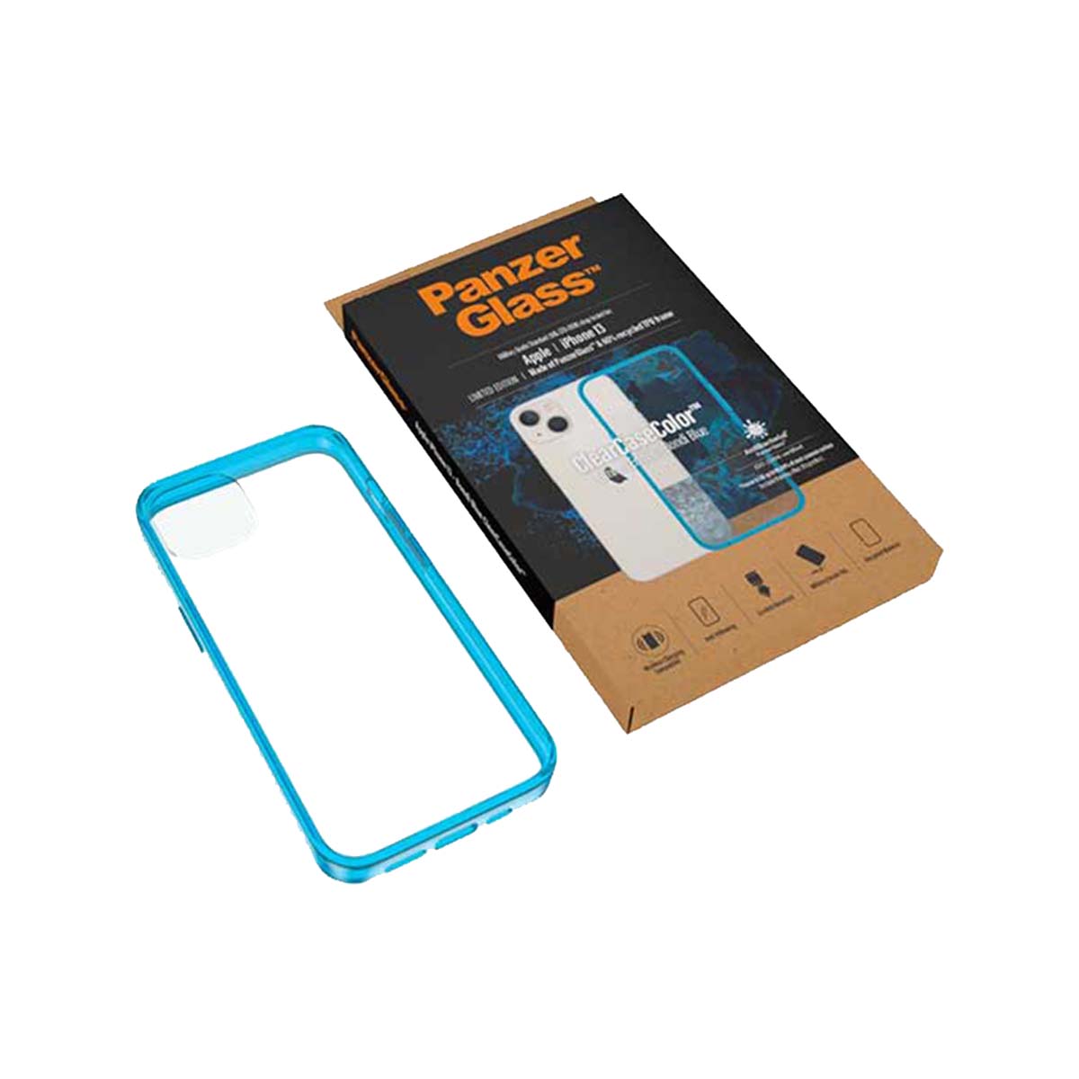 PanzerGlass ClearCase for iPhone 13 - Bondi Blue AB