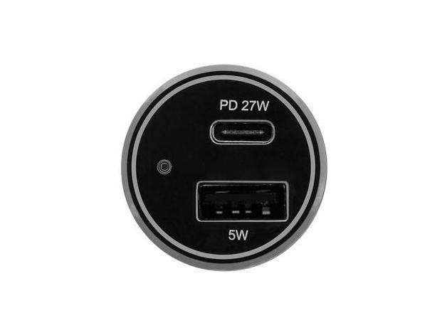 3sixT Car Charger 27W USB-C PD + USB-C/C Cable 1m - Automotive - Techunion -