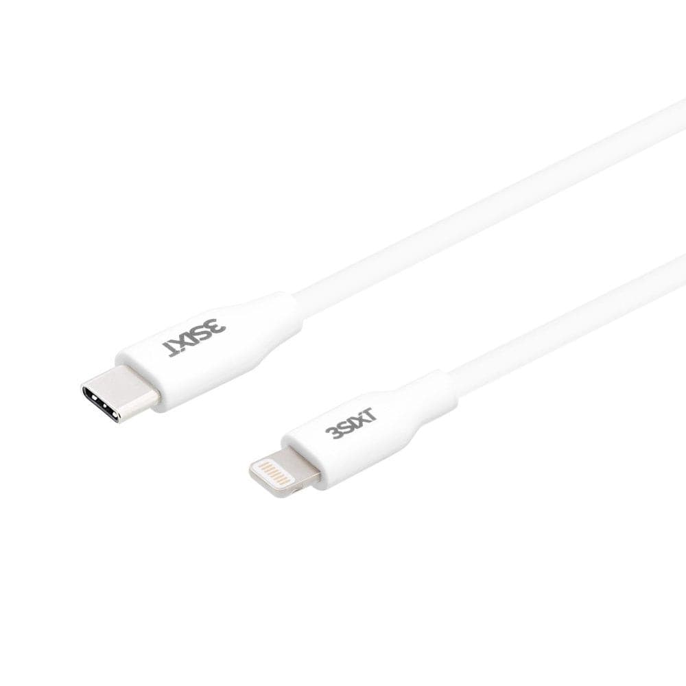 3sixT Charge & Sync Cable - USB-C to Lightning - 1m - White - Cable - Techunion -