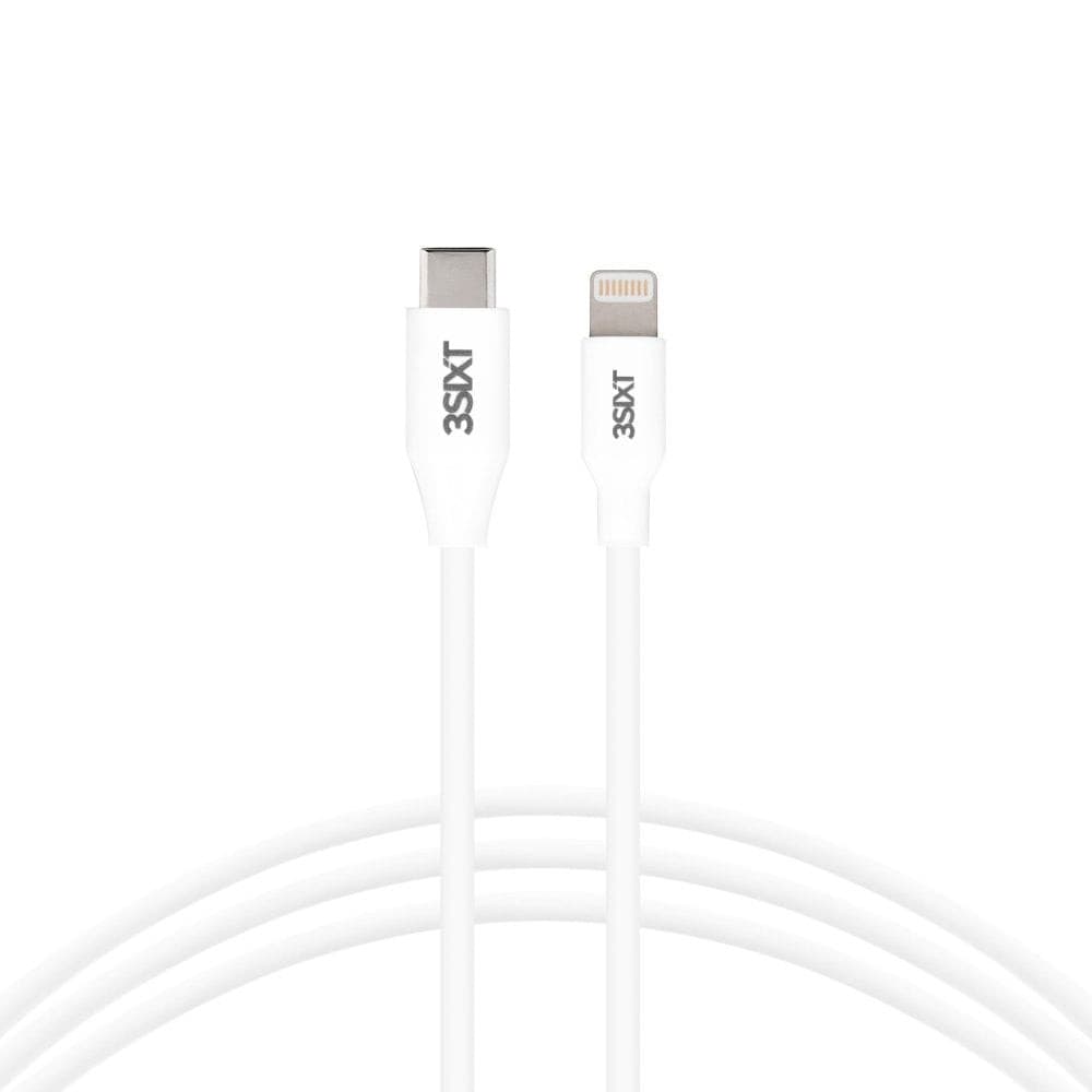 3sixT Charge & Sync Cable - USB-C to Lightning - 2m - White - Cable - Techunion -