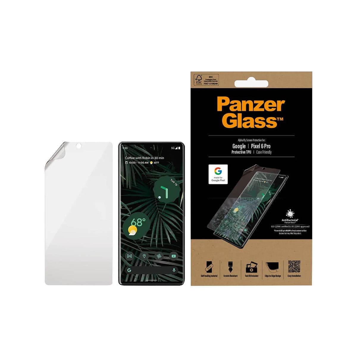 PanzerGlass™ screen protection for S21, S21+, S21 Ultra, Case Friendly in  TPU 