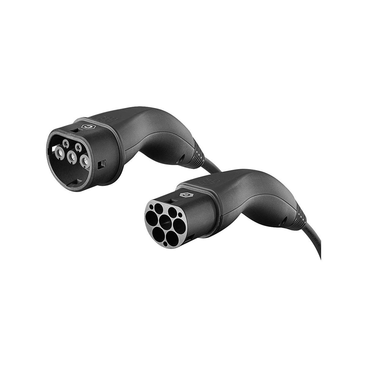 LAPP EV Helix Charge Cable Type 2 (7.4kW-1P-32A) 5m for Hybrid and Electric Cars - Black.