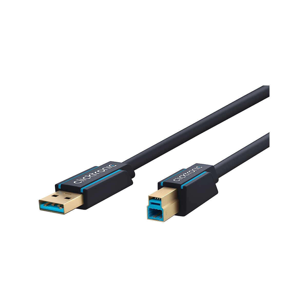 Clicktronic USB A to USB B 3.0 Cable - 0.5m