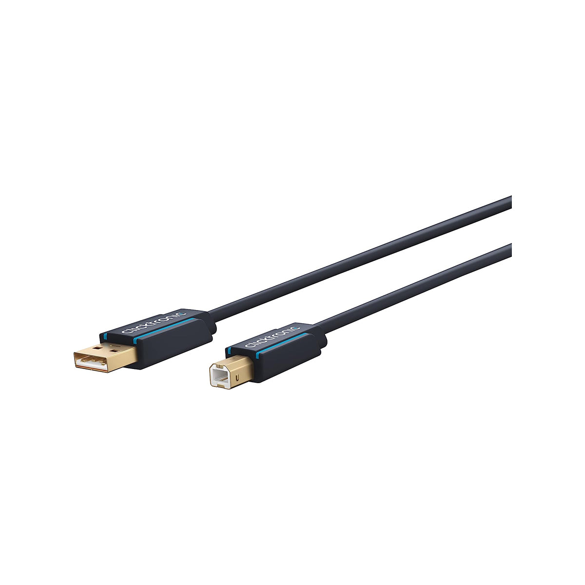 Clicktronic USB A to USB B Cable 2.0 - 3m