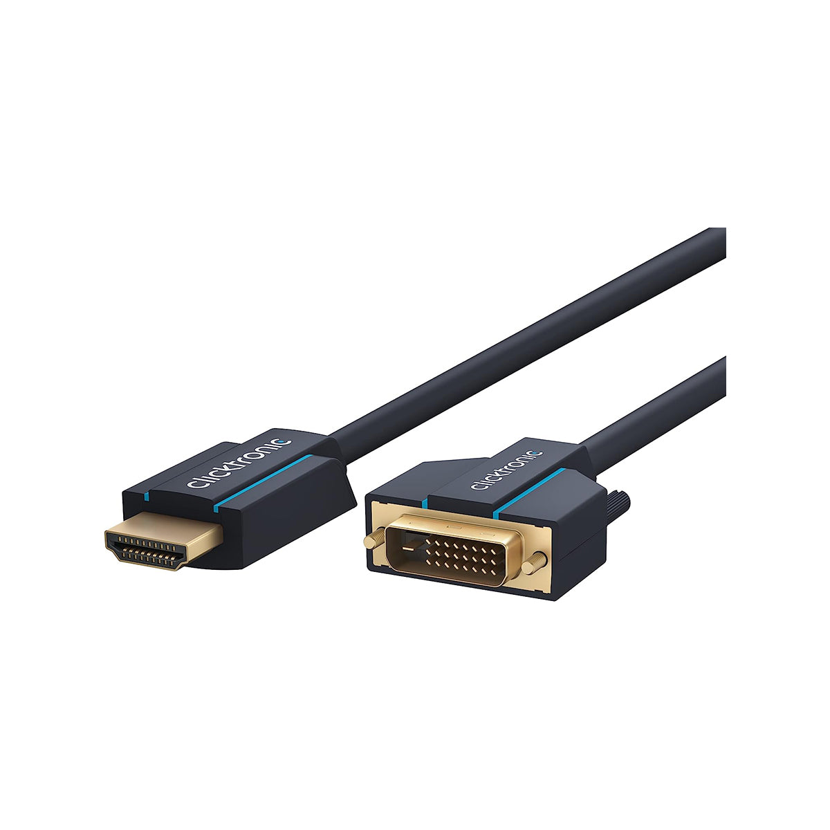 Clicktronic HDMI DVI-D (24+1) Cable - 2m