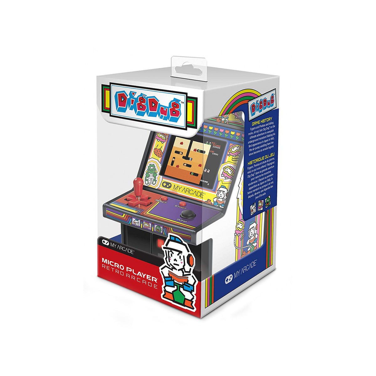 My Arcade - DGUNL-3221 - Dig Dug Micro Player for Gaming.