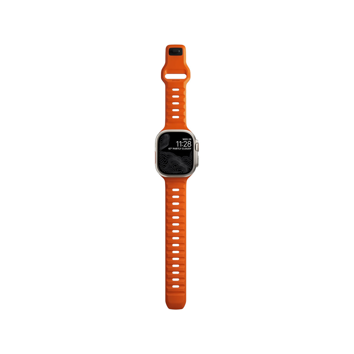 Nomad Apple Watch 45mm Sport Band - Ultra Orange.