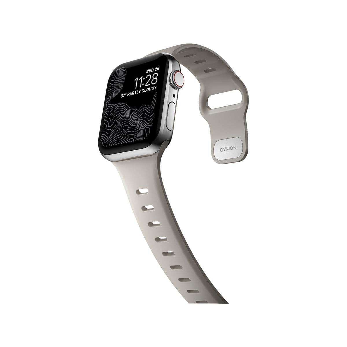 NOMAD Sport Slim 45mm Band for Apple Watch - Bone.