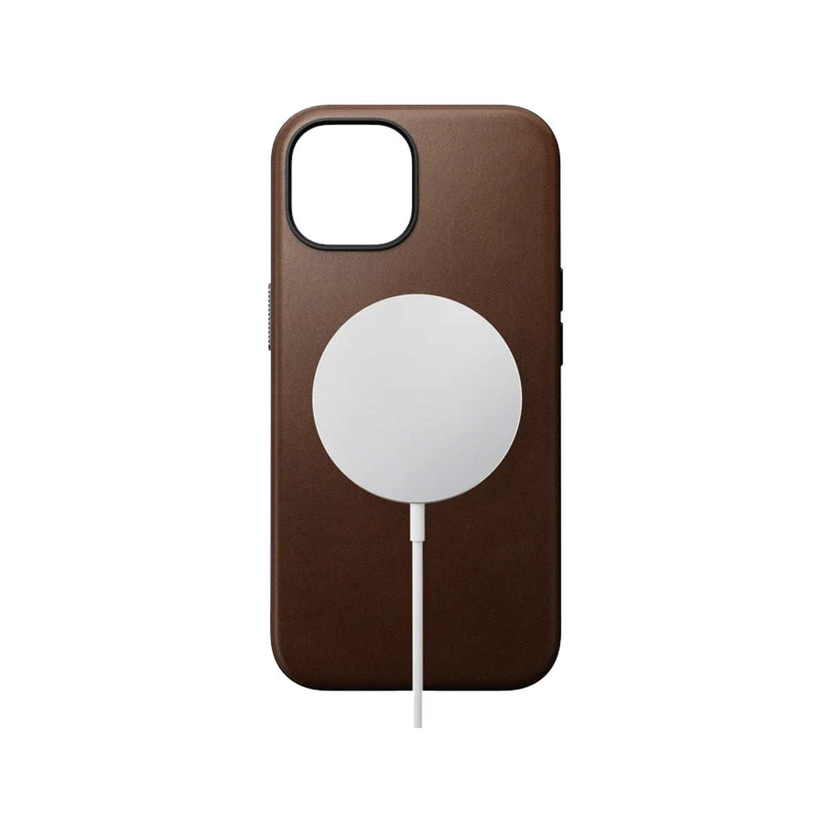 Nomad Leather Phone Case for iPhone 15 - Brown - NMD