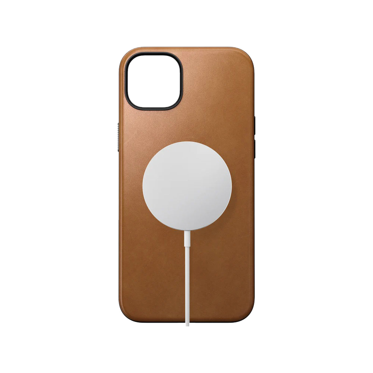 Nomad Leather Phone Case for iPhone 15 Plus - English Tan - NMD
