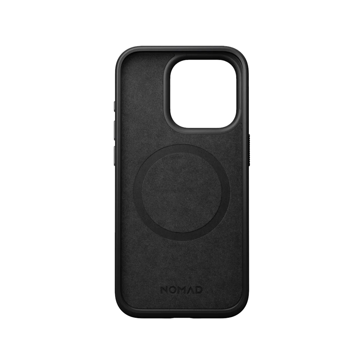 Nomad Leather Phone Case for iPhone 15 Pro - Black - NMD