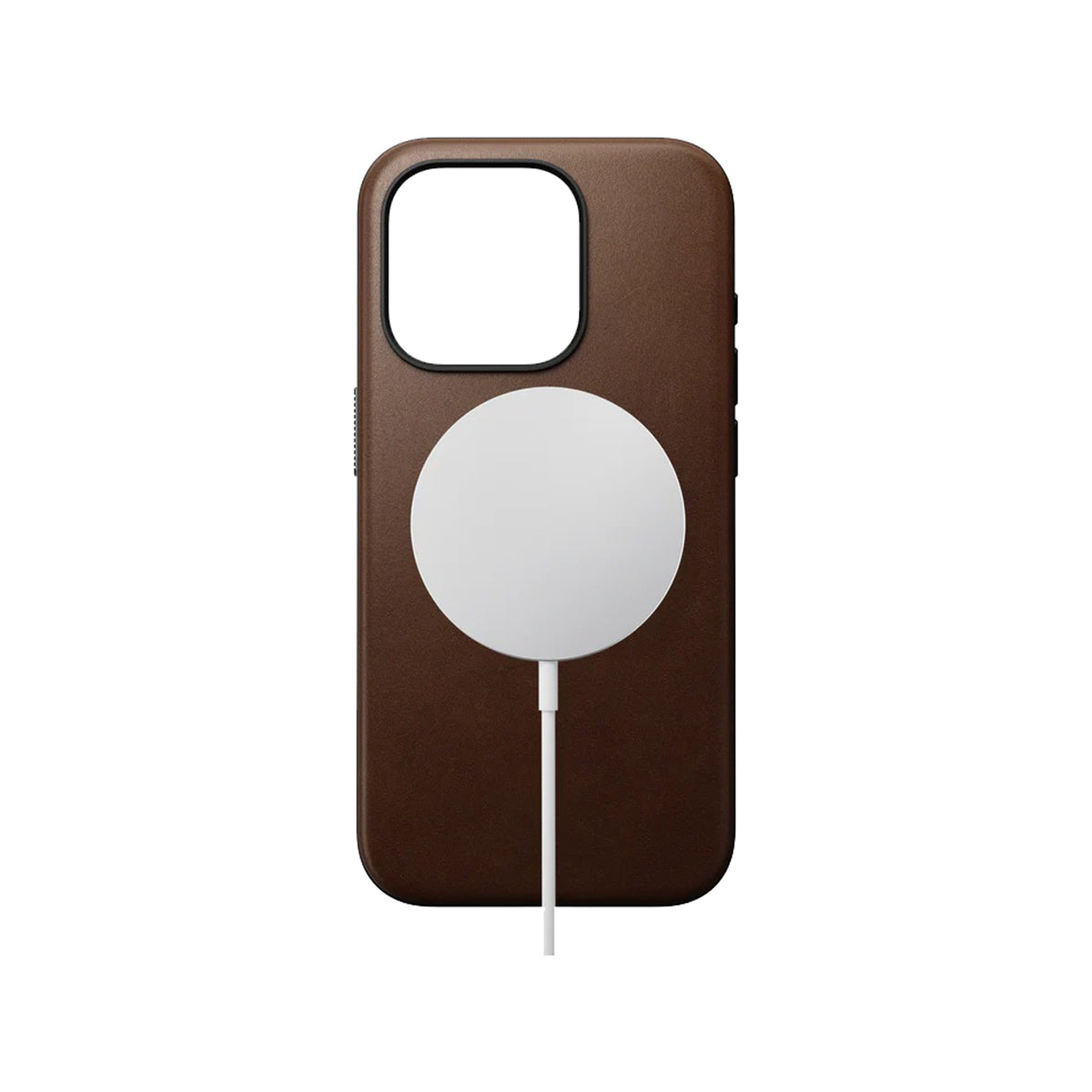 Nomad Leather Case for iPhone 15 Pro - Brown