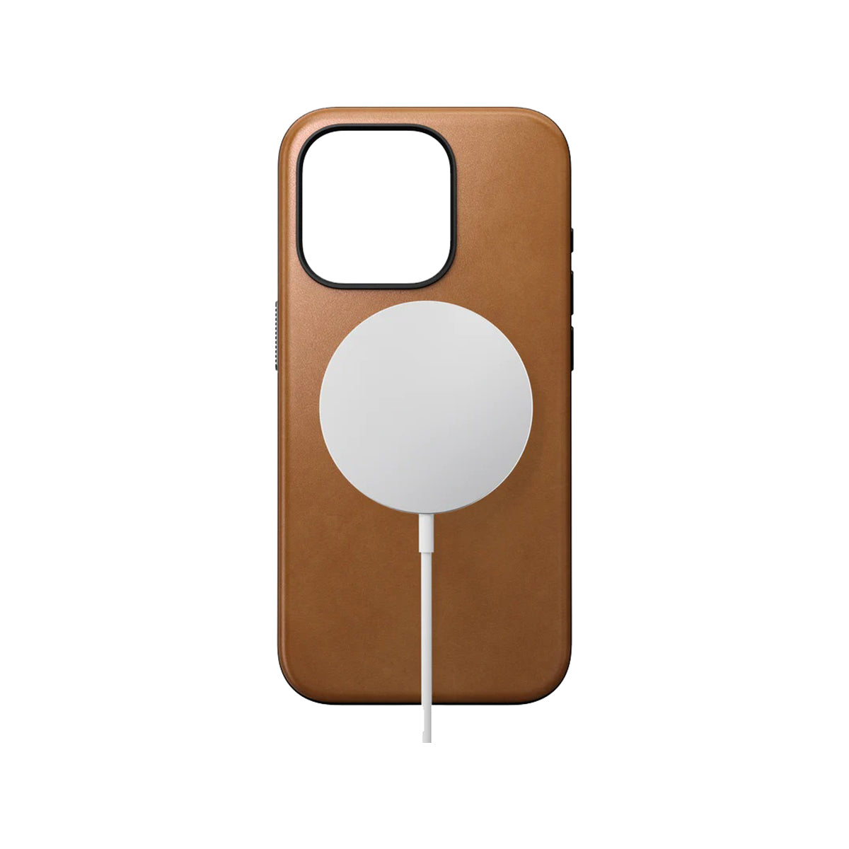 Nomad Leather Case for iPhone 15 Pro - English Tan