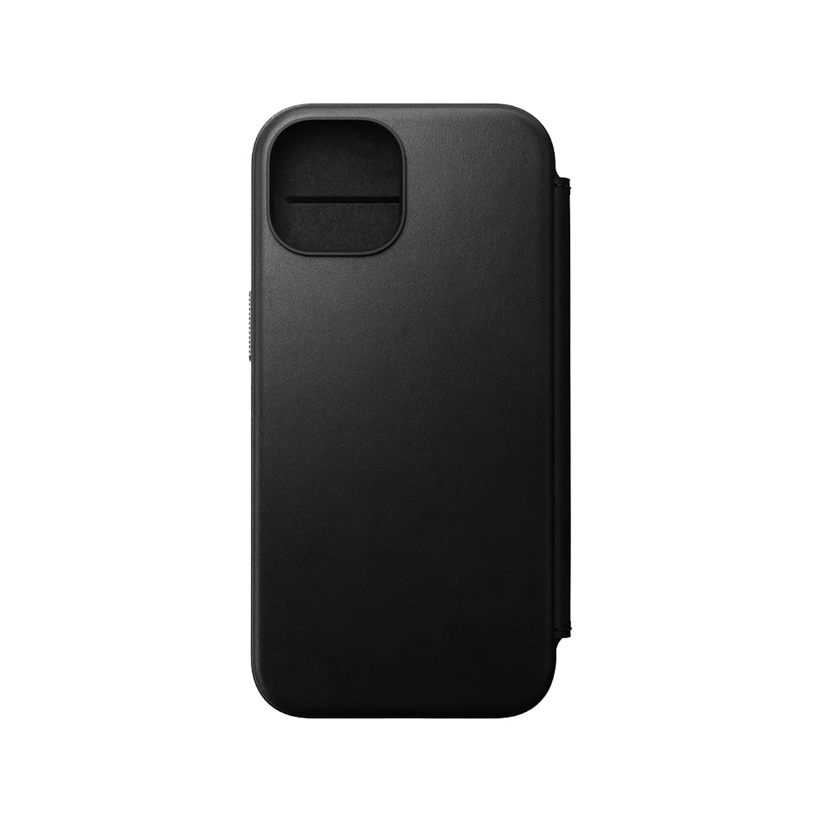 Nomad Leather Folio Case for iPhone 15 - Black