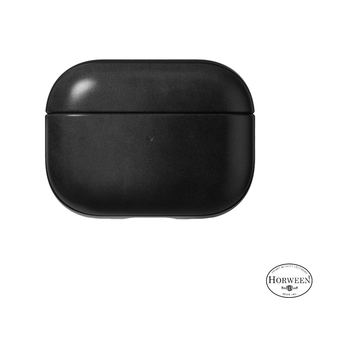NOMAD Modern Leather Case for Apple AirPods Pro 2 - Black Horween Leather.