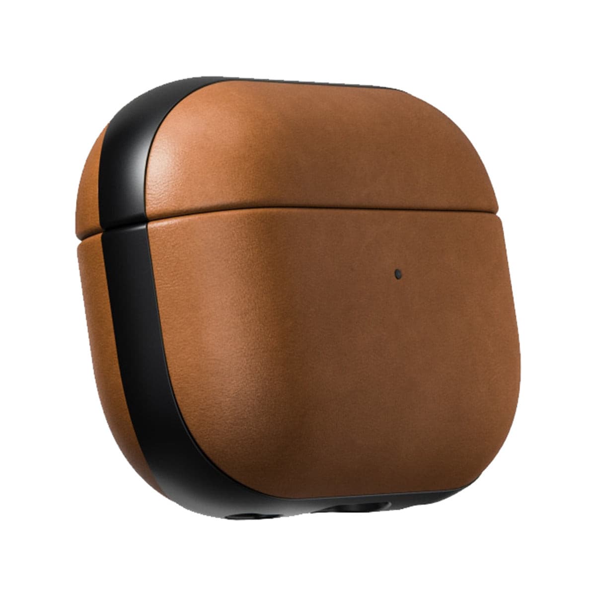 NOMAD Modern Leather Case for Apple AirPods Pro 2 - English Tan Normal Leather.
