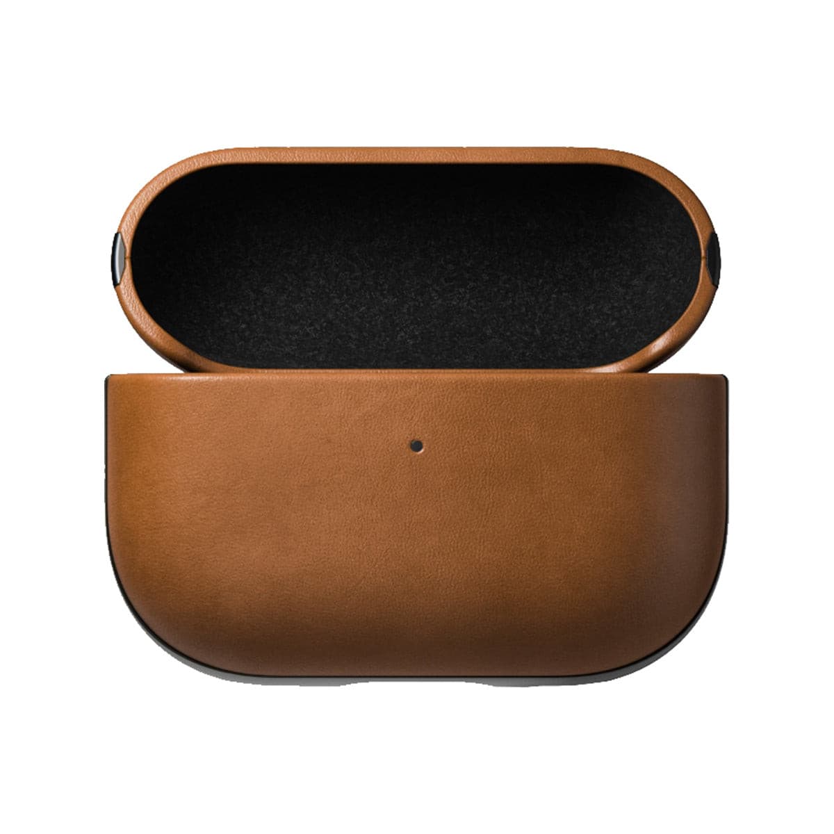 NOMAD Modern Leather Case for Apple AirPods Pro 2 - English Tan Normal Leather.