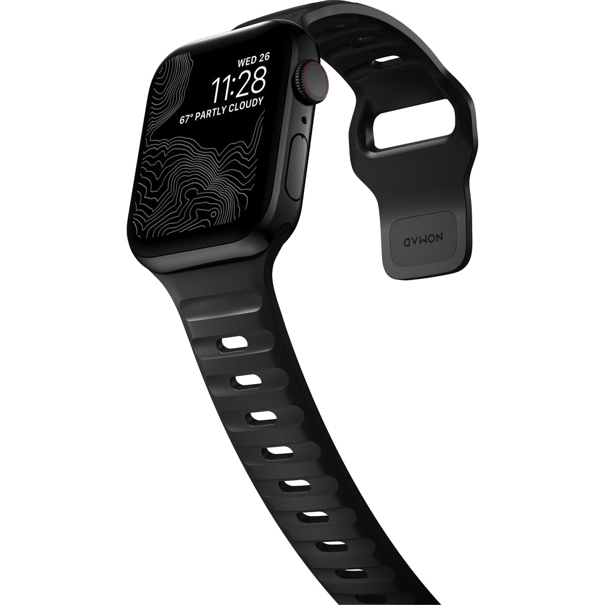 Nomad Apple Watch 45mm Sport Band - Black.
